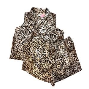 Vintage Secret Treasures Silky Animal Print Sleep Set - Size XL